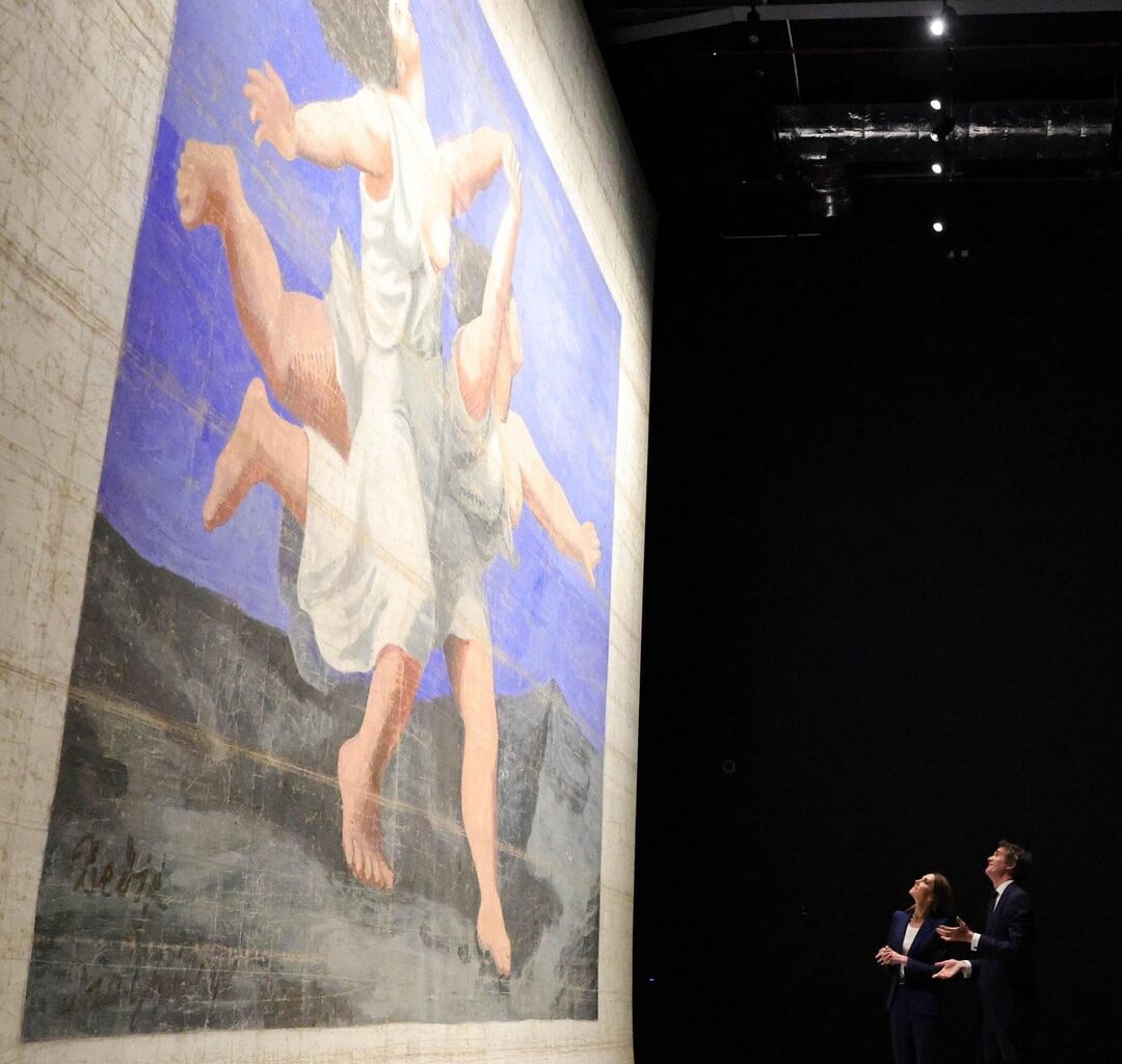 The Princess of Wales visited the V&A East Storehouse