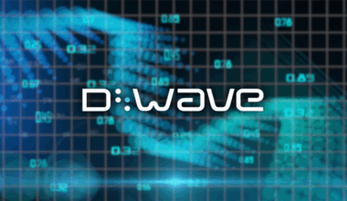 D-Wave quantum computing wave concept