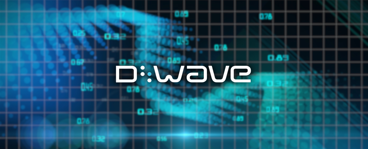 D-Wave quantum computing wave concept