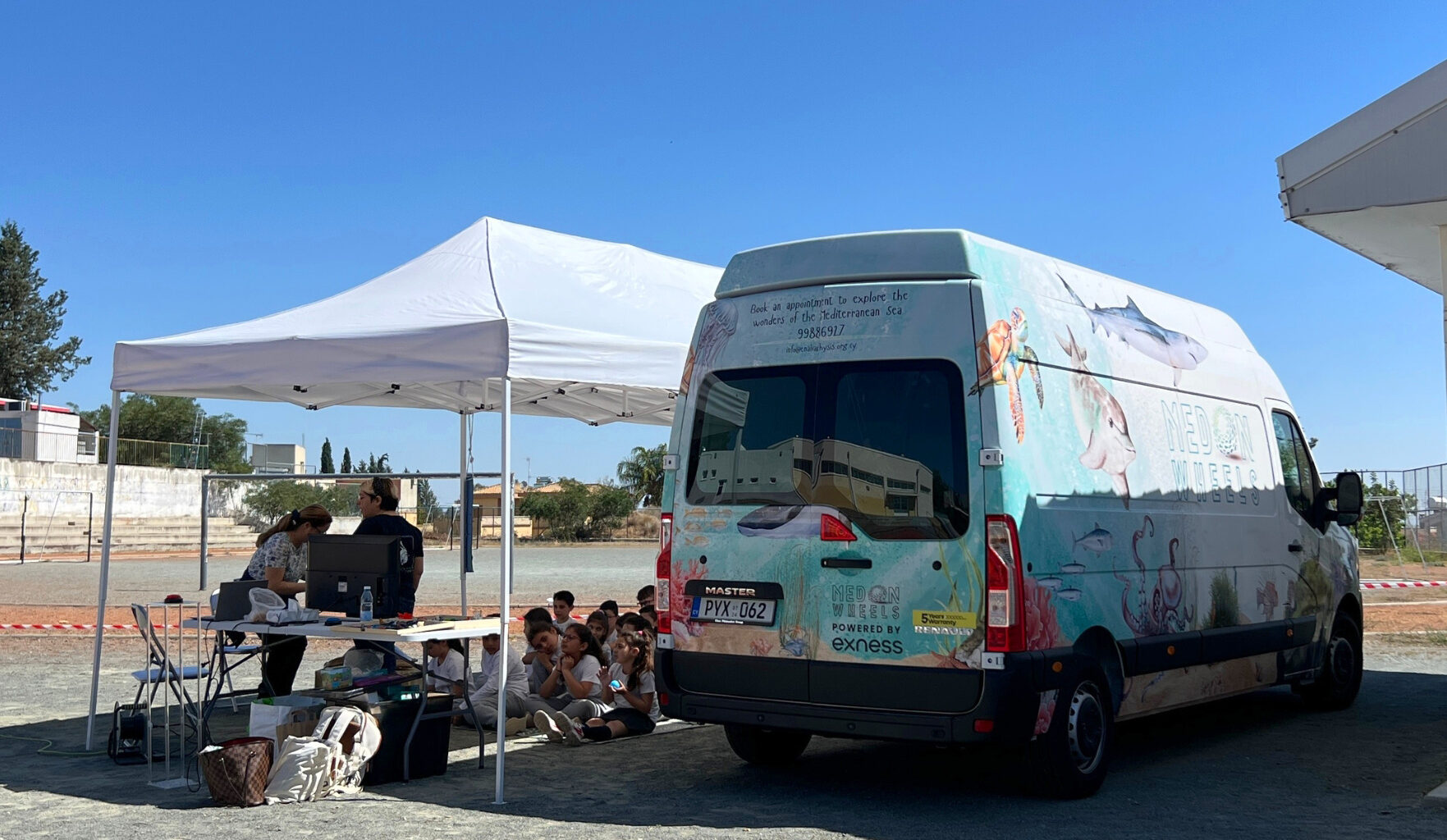 cover MedOnWheels: a mobile educational adventure brings the sea to schoolyards across Cyprus