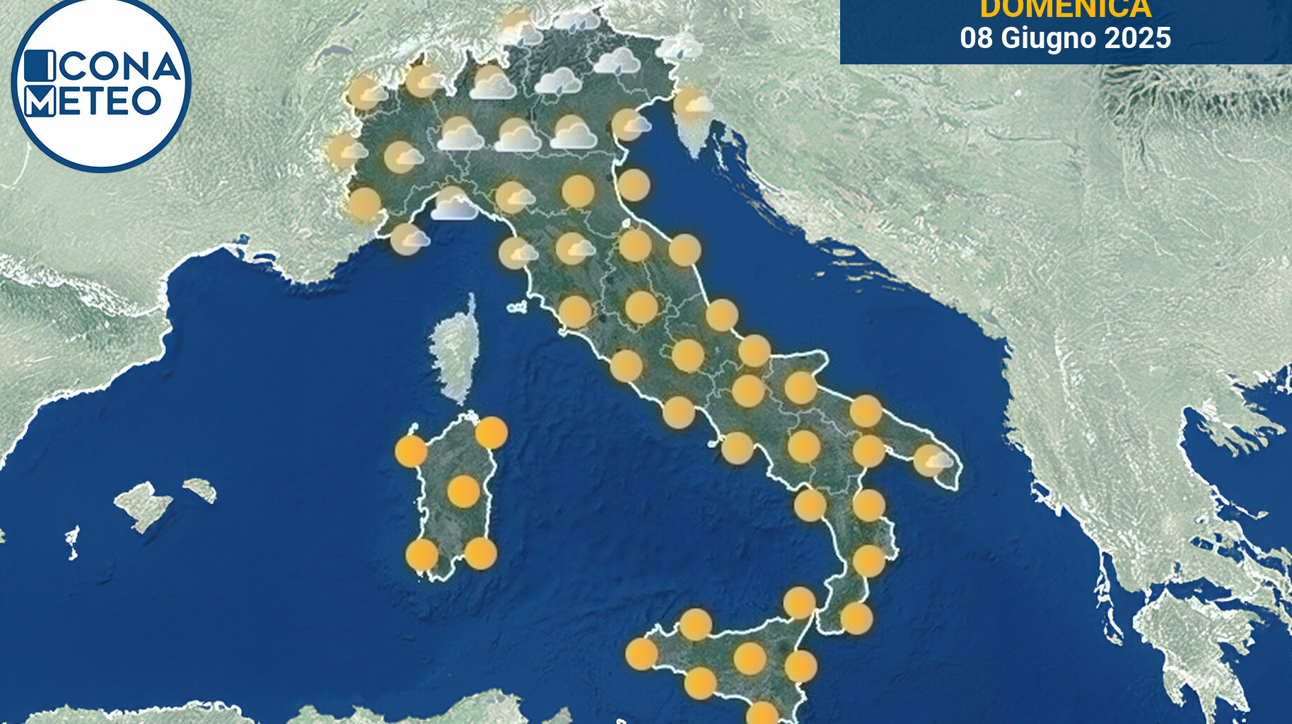 Meteo Italia oggi: tempo variabile al Nord, sole al Centro e Sud