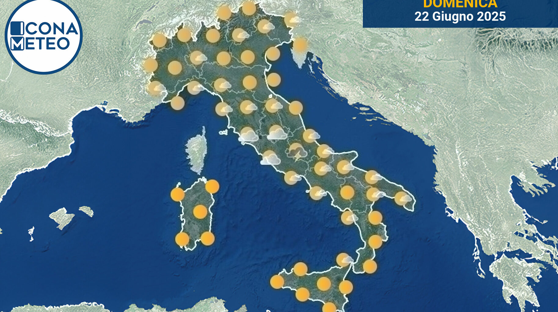 Meteo Italia oggi: temporali nel Nord, sole al Centro e Sud