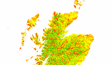 I saw this map for the first time recently and found it really fascinating. You might have fun trying to guess what it shows...