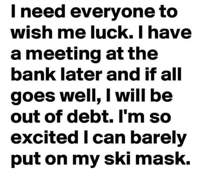 Wish me luck !!!