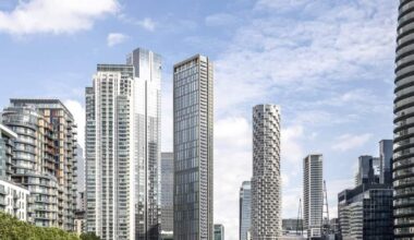Patel Taylor unveils images for 54-storey Canary Wharf tower