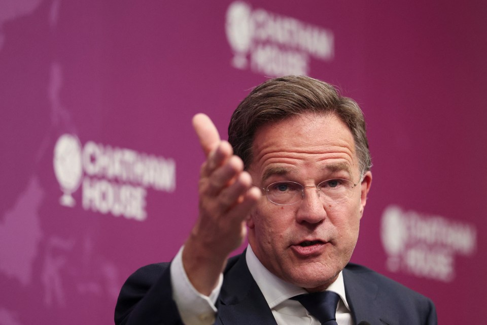 NATO Secretary General Mark Rutte speaking at Chatham House.