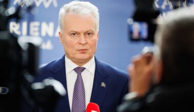 Lithuania urges the disconnection of all Russian banks from the SWIFT network and the imposition of sanctions on the entire fleet of over 1,100 Russian shadow vessels.