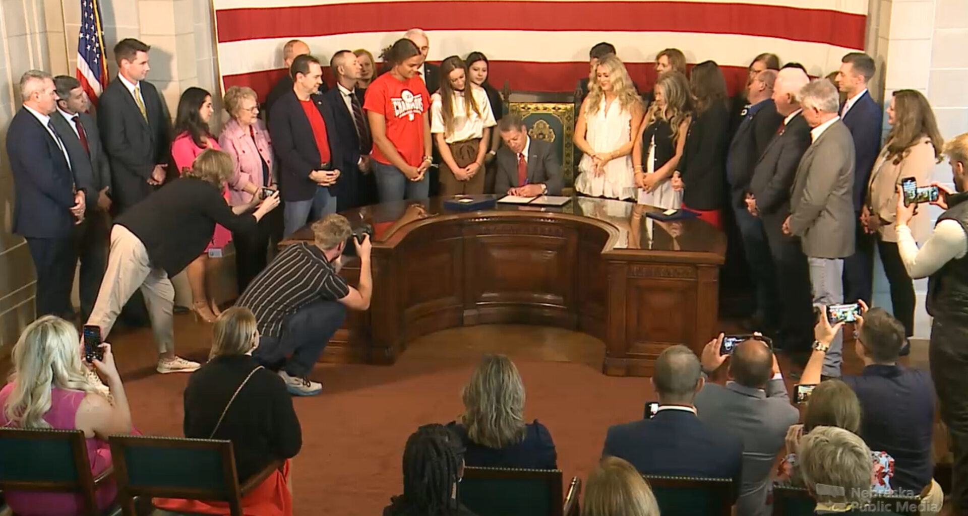 Nebraska governor signs a bill protecting women’s sports