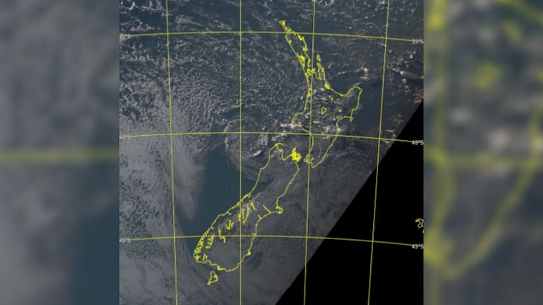 New Zealand from Himawari 8, a Japanese weather satellite in geostationary orbit.