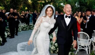 Lauren Sánchez wears Dolce & Gabbana corset wedding gown to marry Jeff Bezos in Italy