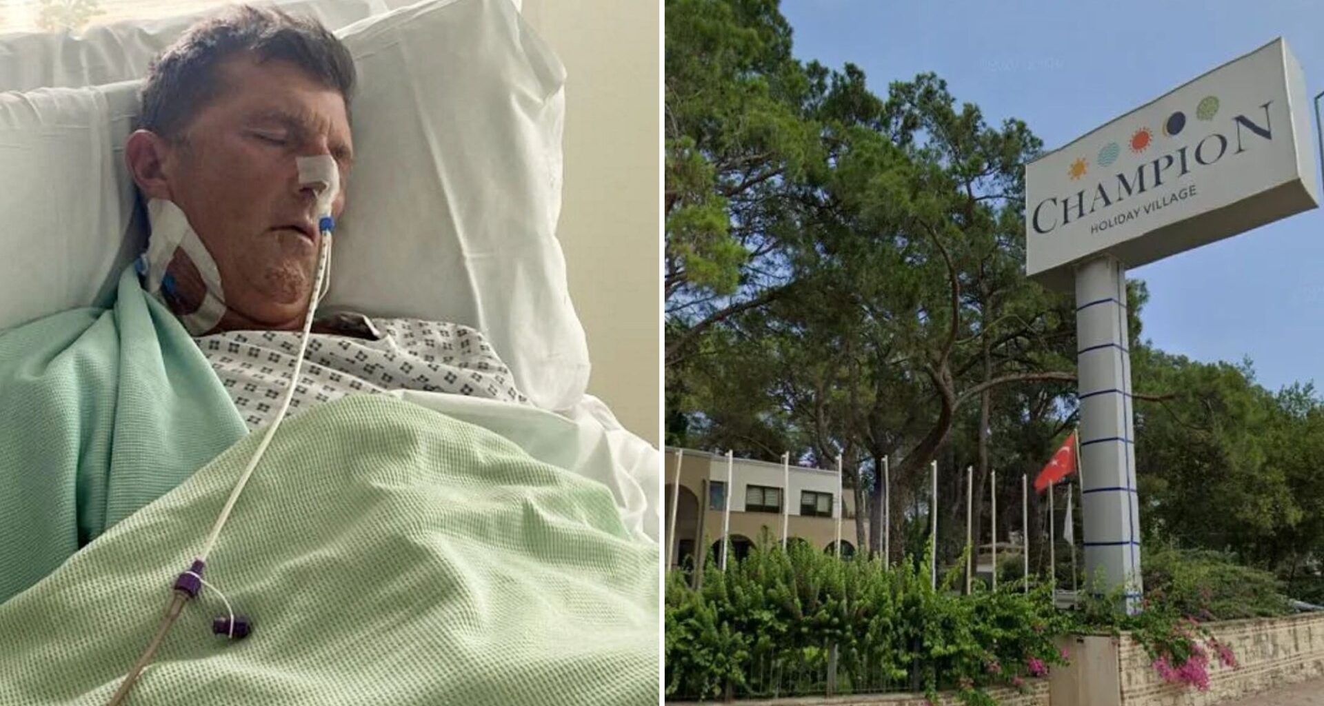Dad-of-two placed into coma after Turkey holiday as chef, 55, 'caught rare disease from dirty 4-star hotel'