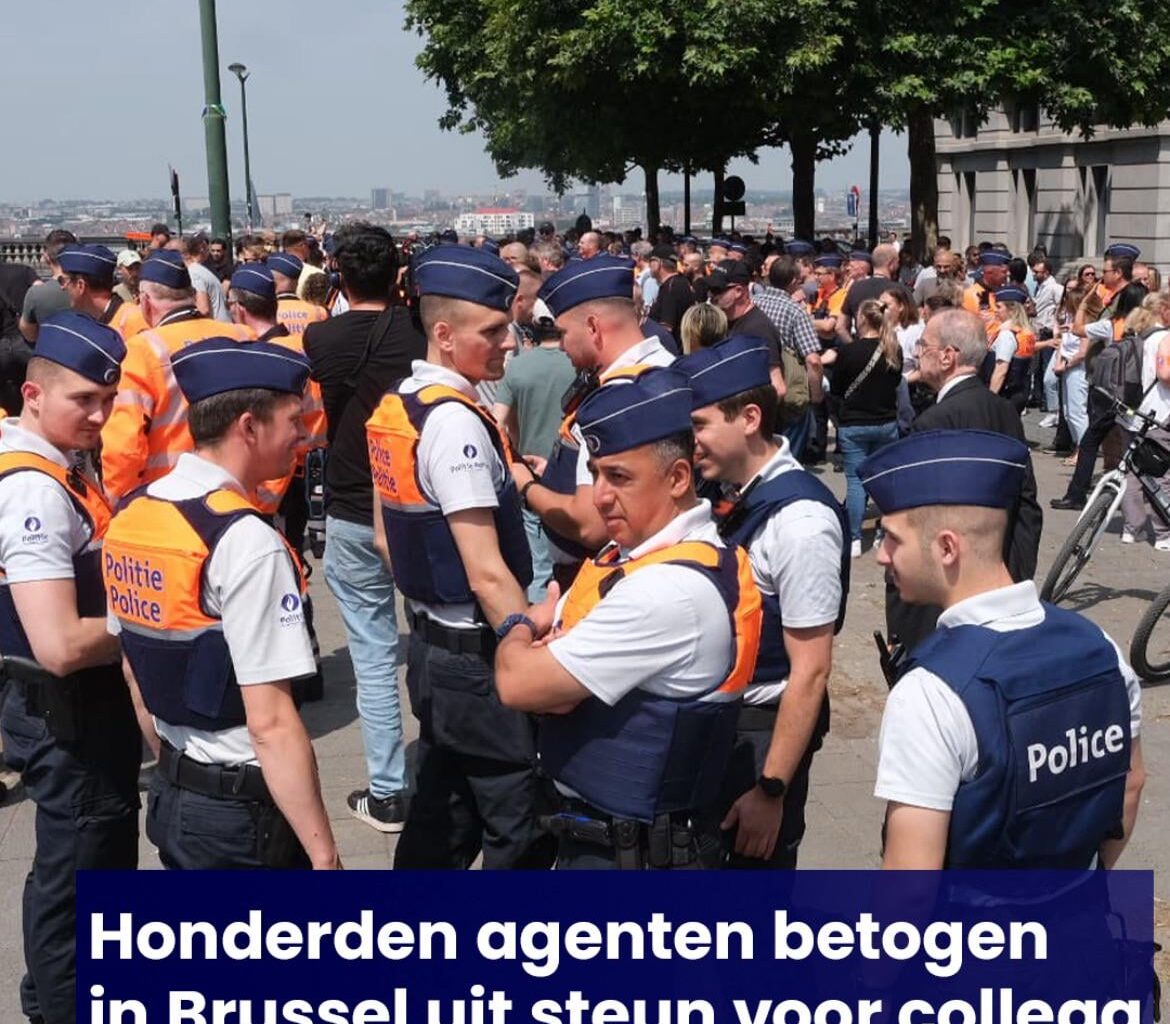 Overweldigend support voor de politie
