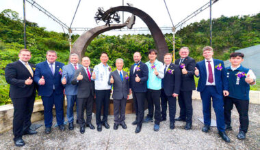 Monument unveiled commemorating first European to land on Taiwan east coast