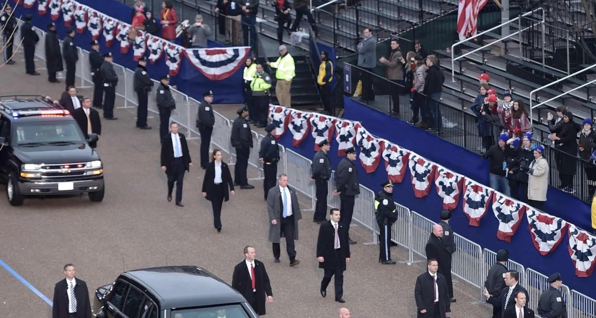 To be fair, Police and Secret Service had to be there.