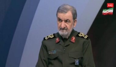 Iranian official Mohsen Rezaei appeared on state television in Iran on June 15, 2025. (Source: Tasnim News Agency)