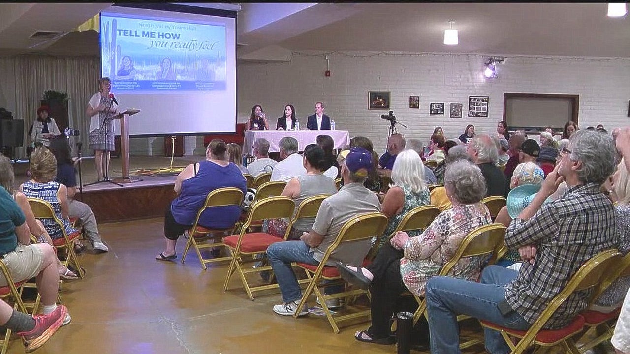 Arizona politicians participate in "Tell me how you really feel town hall" in north Phoenix