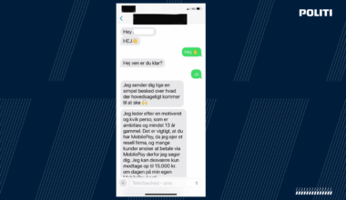 Helt unge lokkes til stille MobilePay-kontoen til rådighed for bedragere