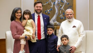 Modi, mangoes and puppets: Usha Vance on her children’s first India experience