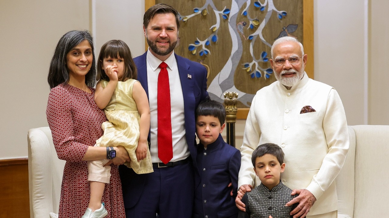 Modi, mangoes and puppets: Usha Vance on her children’s first India experience