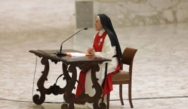 ‘Eternity is before us,’ nun says to Pope Leo XIV in jubilee speech