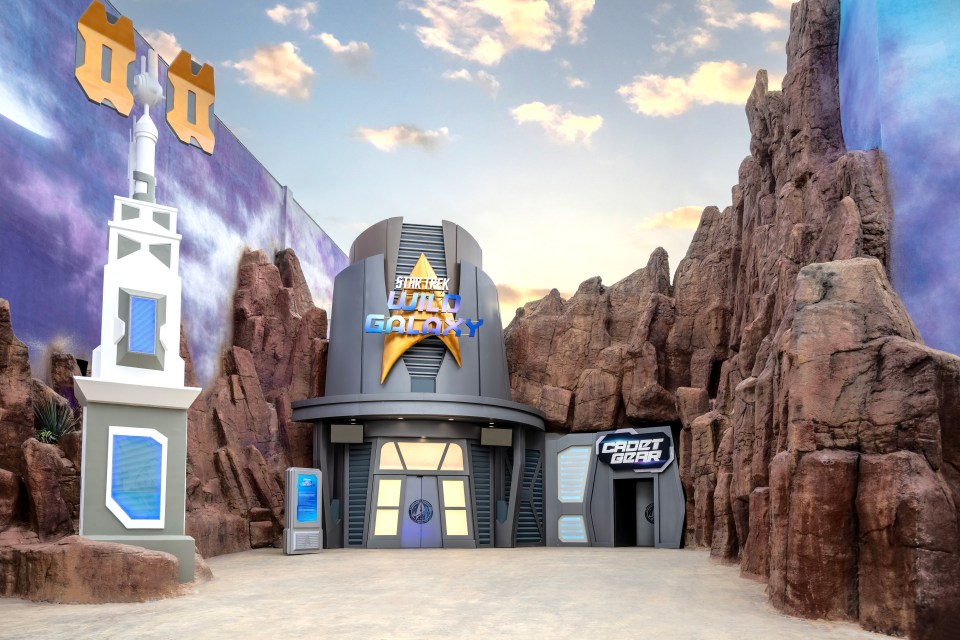 Entrance to Star Trek: Wild Galaxy at Nickelodeon Hotel in Antalya.