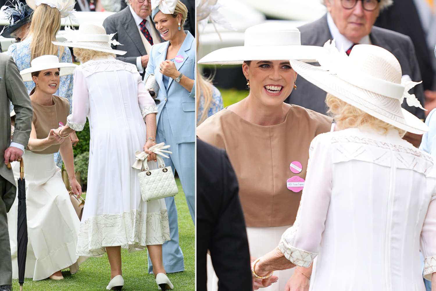 Princess Eugenie Gives Low Curtsy to Queen Camilla at Royal Ascot