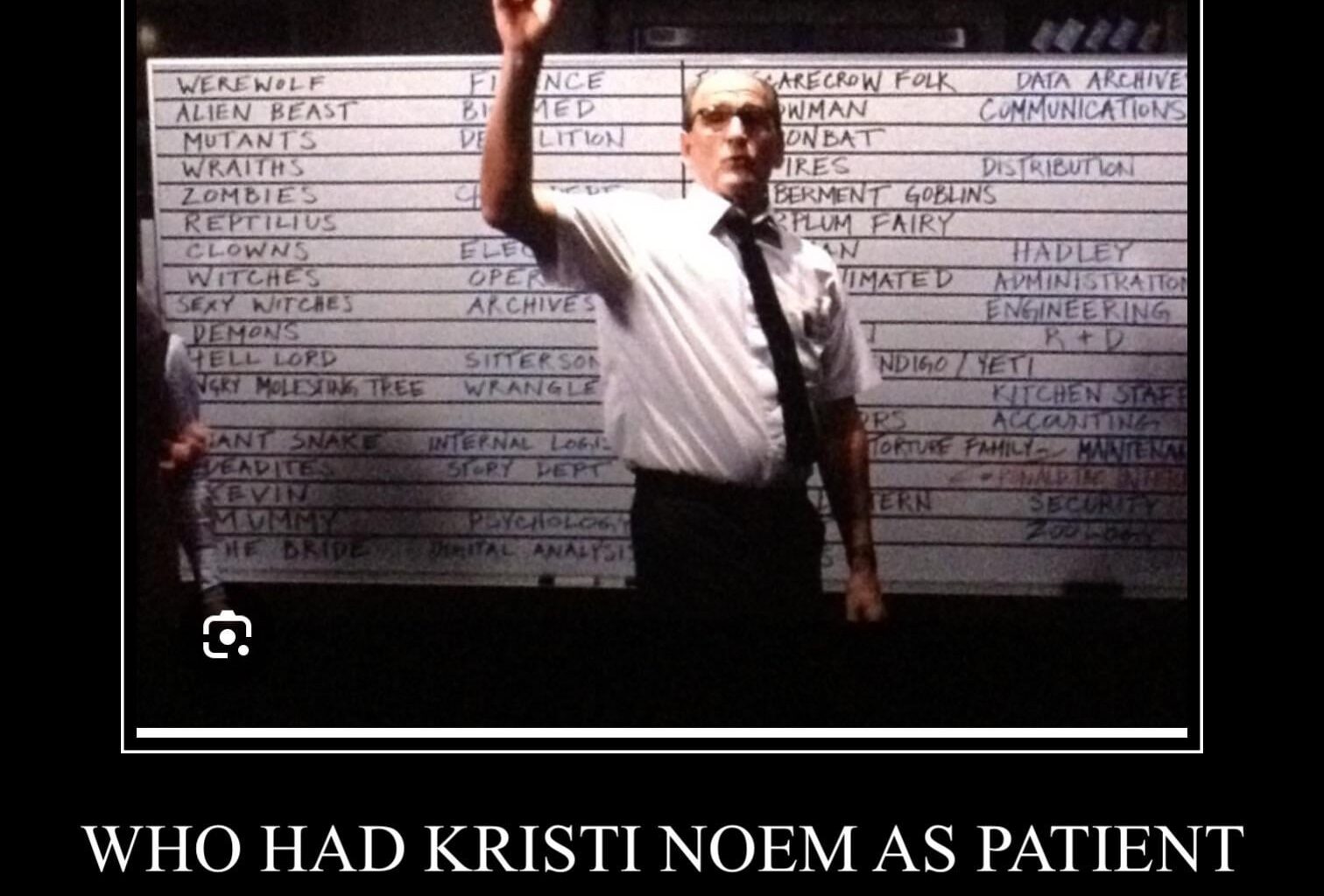 Kristi Noem's hospitalisation linked to visit with RFK Jr to biohazard lab (you gotta admit, it’s funny)