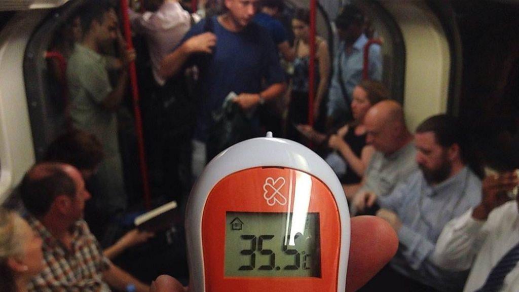 Fun fact - it can get hotter on the tube than the legal limit for transporting cattle