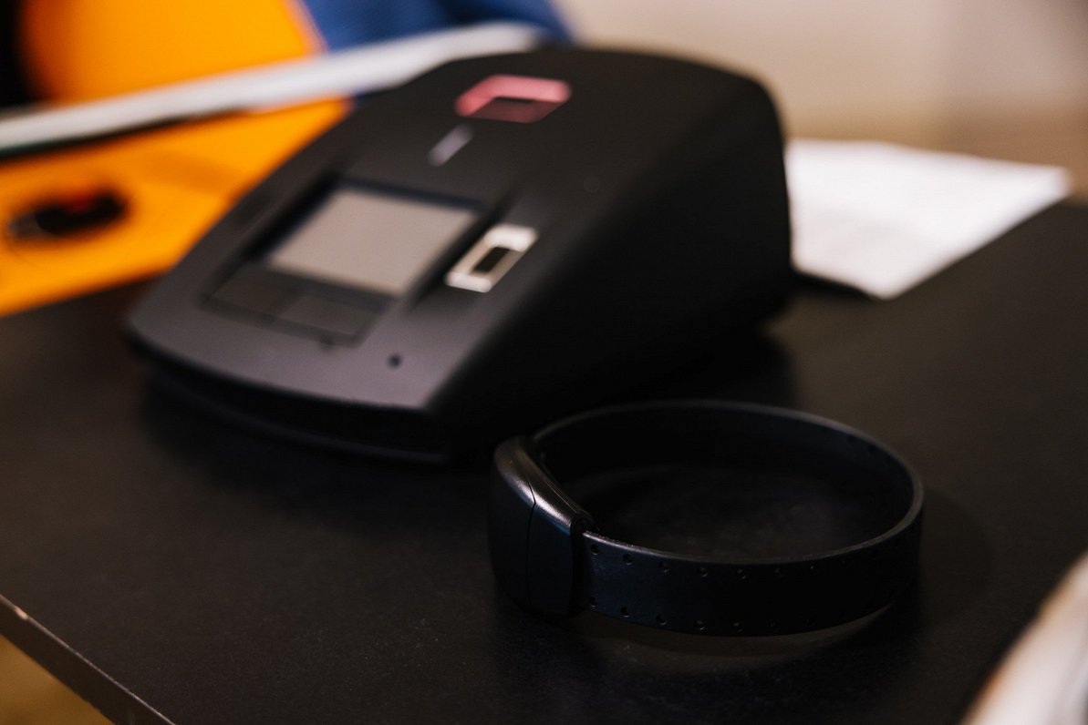 Electronic monitoring device used in Latvian justice system
