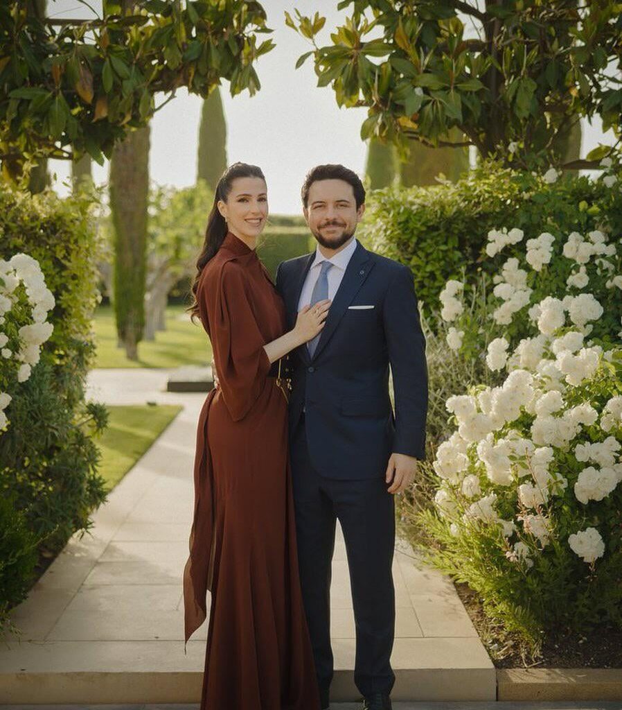 Happy 2nd Anniversary to Crown Prince Al Hussein and Princess Rajwa of Jordan!