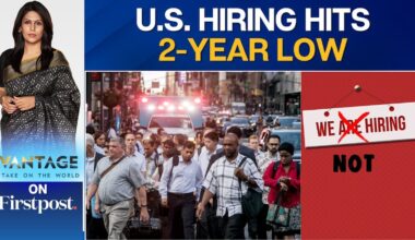 US Hiring Slows to 2-Year Low, Trump Blames Trade War | Vantage With Palki Sharma