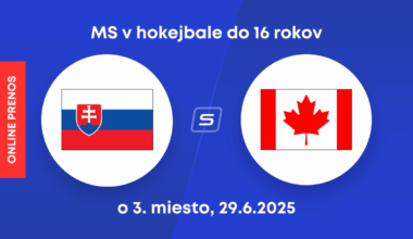 Slovensko - Kanada: ONLINE zápas o 3. miesto na MS v hokejbale do 16 rokov