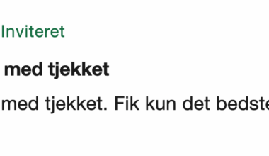 "Vi var godt tilfredse"