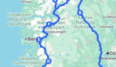 Norway roadtrip - Camping and activities