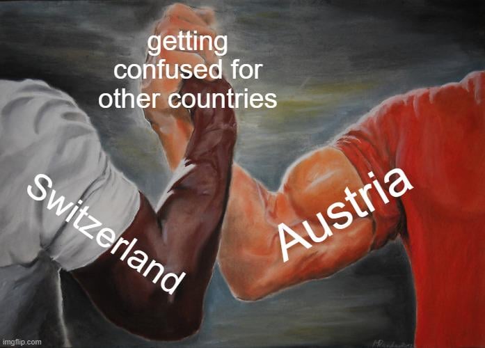 Die Schweiz und Österreich beste Freunde