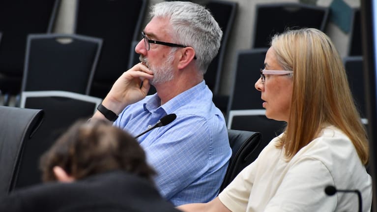 Rotorua Lakes Council destination development group manager Jean-Paul Gaston and community safety and regulatory services director Mihikore Owen.