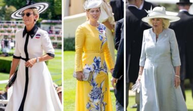 Zara Tindall, Princess Beatrice and Queen Camilla at Royal Ascot 2025 Day Three.