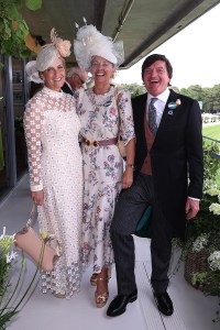 ASCOT, ENGLAND - JUNE 17:  David Howden, Fiona Howden & HRH Duchess of Edinburgh (L) attend Royal Ascot on June 17, 2025 in Ascot, England. (Photo by Hoda Davaine for Howden Group/Getty Images)