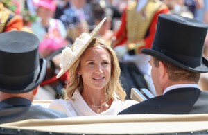 ASCOT, ENGLAND - JUNE 17: Harriet Sperling smiles as she attends on day one of Royal Ascot at Ascot Racecourse on June 17, 2025 in Ascot, England. (Photo by Chris Jackson/Getty Images)