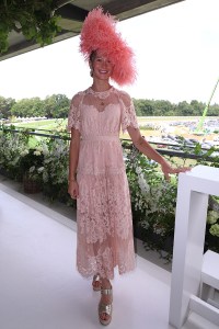 ASCOT, ENGLAND - JUNE 17:   Jemima Howden attends Royal Ascot on June 17, 2025 in Ascot, England. (Photo by Hoda Davaine for Howden Group/Getty Images)