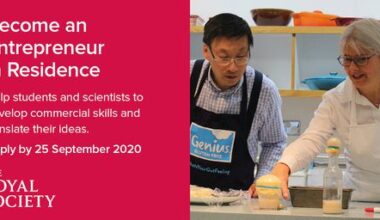 The Royal Society Entrepreneur in Residence (EiR) Scheme 2025/2026 – Opportunities For Africans
