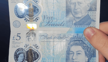 Got a new fiver from the cash machine
