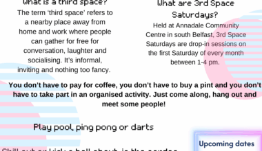 3rd Space Saturday - this Saturday!