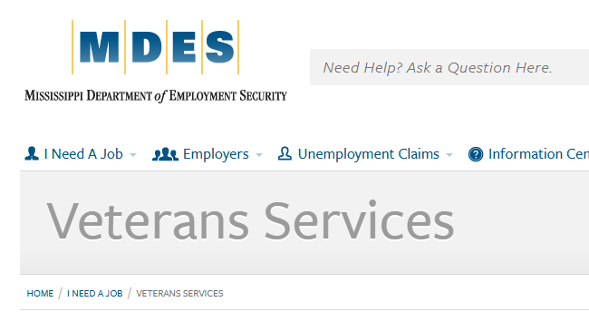 Mississippi Department of Employment Security launches partnership to help veterans