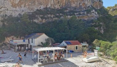 First time in Vis, Croatia