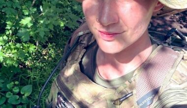 Canadian volunteer and Combat medic - she is from the 93rd Brigade Special Rifle Battalion 'Alcatraz' - of the Ukrainian Army.