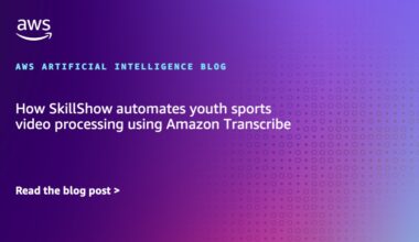 How SkillShow automates youth sports video processing using Amazon Transcribe