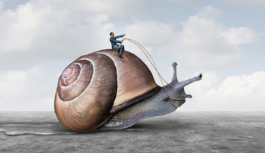 riding a snail