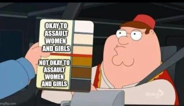 A racist's guide for when to care about violence against women and girls