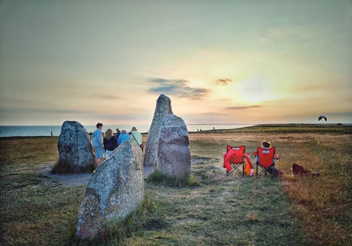 Sweden’s stonehenge for the summer solstice